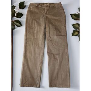 Lee Straight Leg Relaxed Fit Khaki Chinos Casual Work Pants‎ Medium